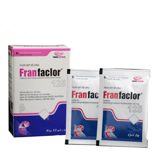 Franfaclor 125 - Thuốc kháng sinh điều trị nhiễm khuẩn hiệu quả của Éloge