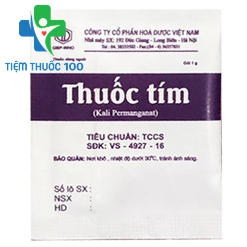 Thuốc Tím Hóa Dược - Hỗ trợ tẩy rửa vết thương ngoài da