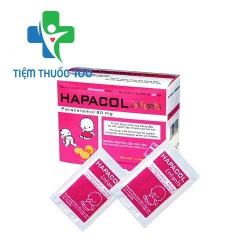 Hapacol Infants 80mg - Thuốc giảm đau, hạ sốt của Dược Hậu Giang