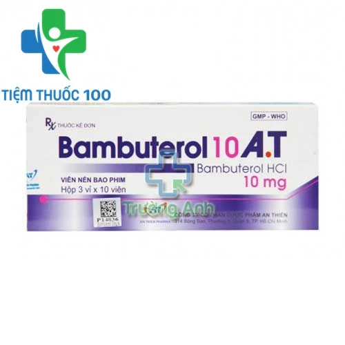 Bambuterol 10 A.T 10mg - Thuốc điều trị hen phế quản hiệu quả của An Thiên