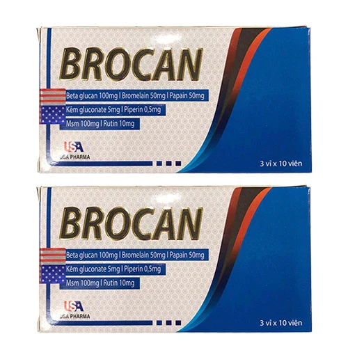 Brocan - Hỗ trợ giảm sưng tấy, phù nề hiệu quả 