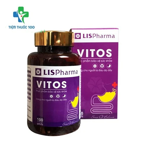 Vitos - Hỗ trợ điều trị viêm loét dạ dày tá tràng hiệu quả của Lispharma