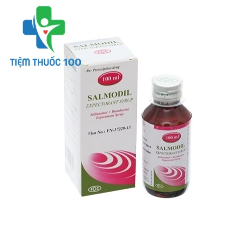 Salmodil Expectorant Syrup - Thuốc điều trị các bệnh hô hấp của Ấn Độ