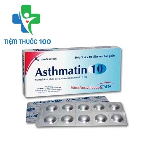 Asthmatin 10mg - Thuốc điều trị hen suyễn hiệu quả của Stada
