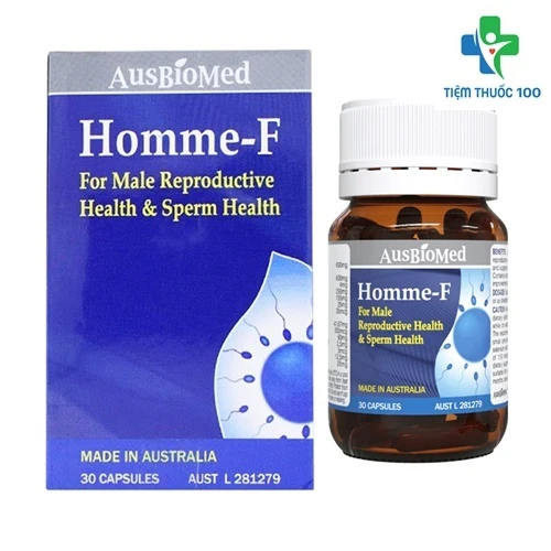 Homme-F - Hỗ trợ tăng cường sức khỏe sinh sản nam giới hiệu quả