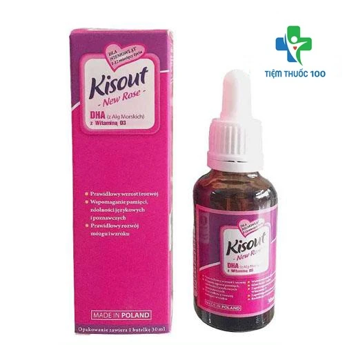 Kisout new rose - Bổ sung DHA và vitamin D3 hiệu quả của Ba Lan
