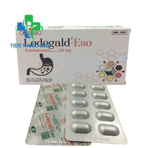 Lodegald-Eso - Thuốc kháng sinh điều trị viêm loét dạ dày, tá tràng