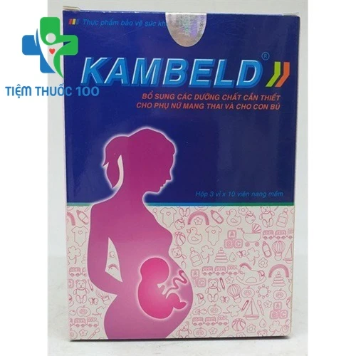 Kambeld - Hỗ trợ bổ sung vitamin, dưỡng chất cho mẹ bầu hiệu quả