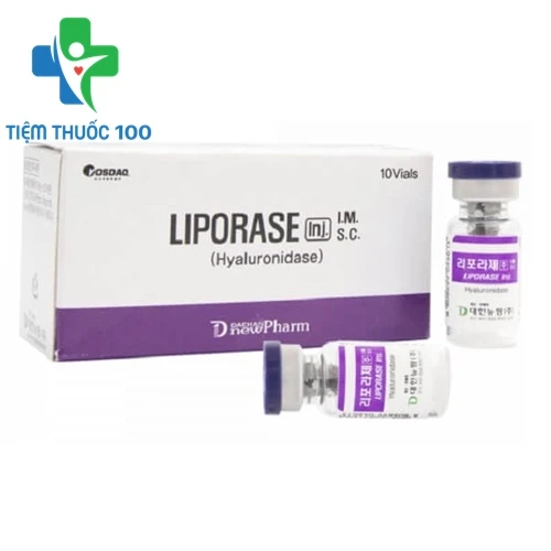 Liporase - Thuốc điều trị phù nề do tích nước dưới da của Hàn Quốc