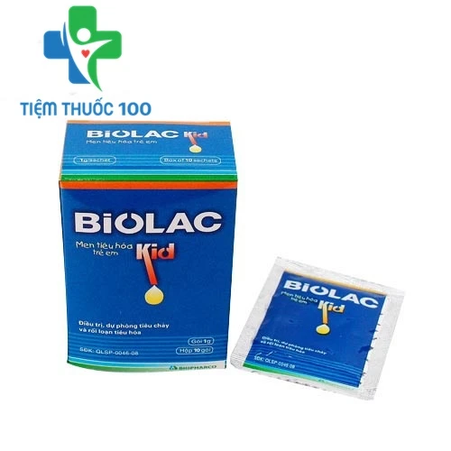 Biolac Kid (gói) - Hỗ trợ điều trị rối loạn tiêu hóa của Biopharco