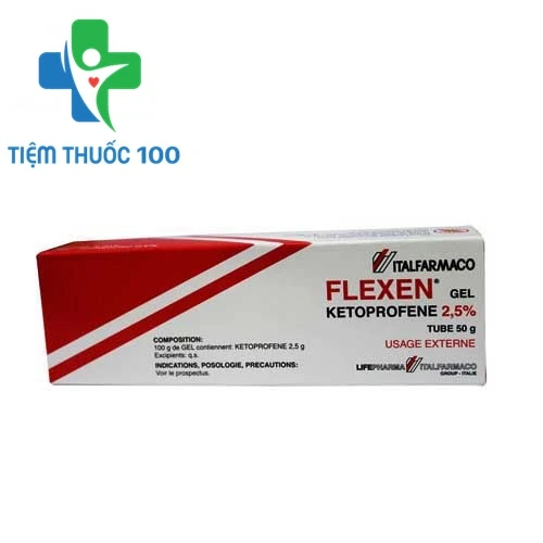Flexen gel - Thuốc giảm đau cơ, gân, khớp và đau do chấn thương