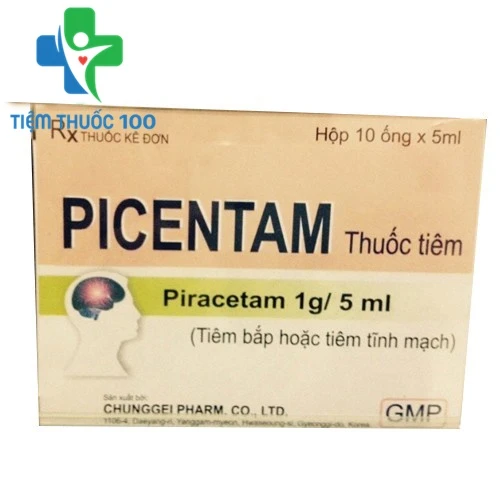 Picentam 1g/5ml - Thuốc điều trị chóng mặt, suy giảm trí nhớ của Hàn Quốc
