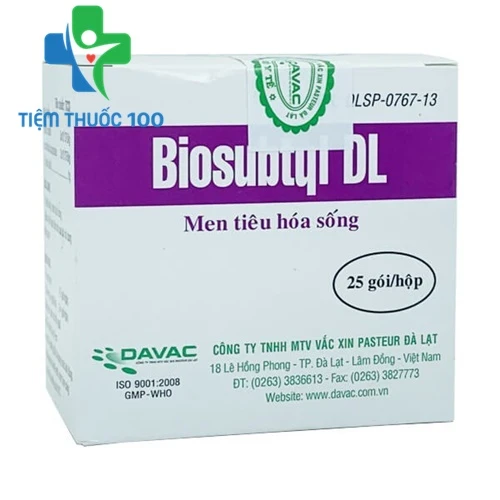 Biosubtyl DL - Thuốc điều trị tiêu chảy, viêm đại tràng
