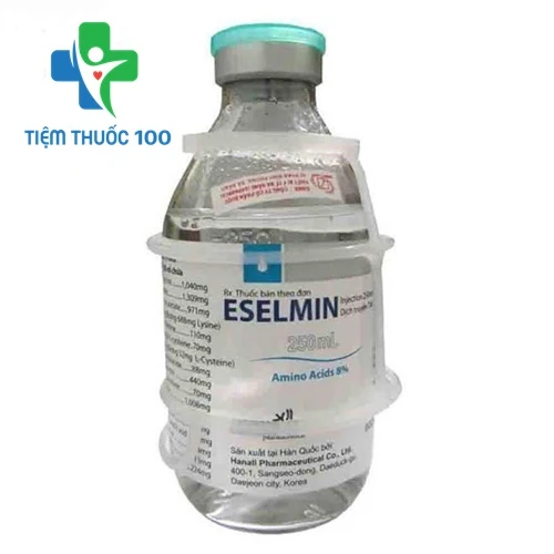 Eselmin 8% 250ml - Dung dịch truyền điều trị rối loạn chức năng gan