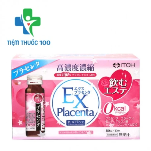 EX Placenta nước - Hỗ trợ làm đẹp da, chống oxy hóa hiệu quả của Nhật Bản