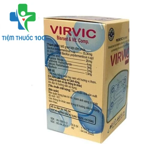 Virvic - Hỗ trợ tăng cường sức khỏe đường ruột của Hàn Quốc