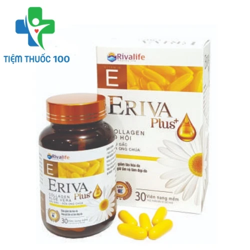 Eriva Plus+ - Hỗ trợ làm đẹp da, tăng độ ẩm, giảm lão hóa hiệu quả
