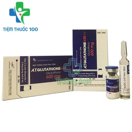 A.T Glutathione 600 inj - Thuốc điều trị nhiễm độc thần kinh hiệu quả