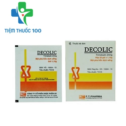 Decolic 24mg - Thuốc điều trị bệnh đường tiêu hóa hiệu quả của Dược phẩm 3/2