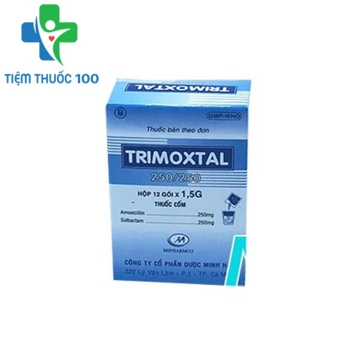 Trimoxtal 250/250 cốm - Thuốc kháng sinh điều trị nhiễm khuẩn hiệu quả