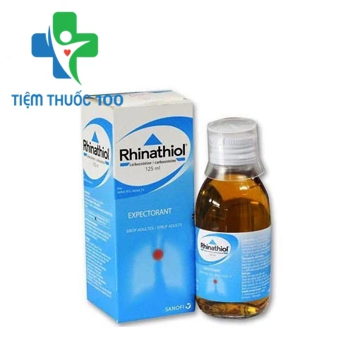 Rhinathiol 5% Syr.125ml - Thuốc điều trị các bệnh đường hô hấp hiệu quả
