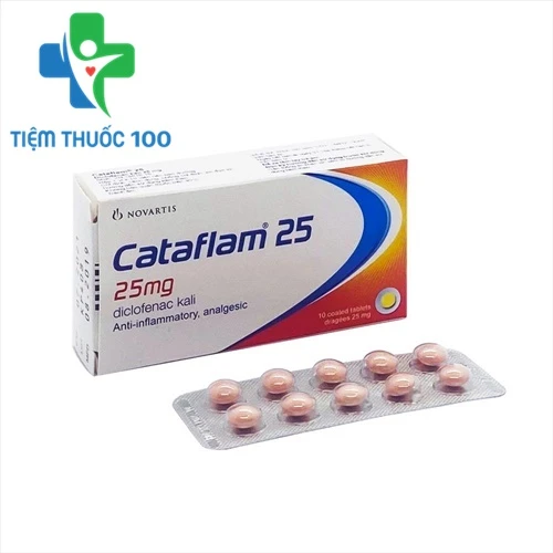Cataflam 25mg Novartis - Thuốc kháng viêm, giảm đau hiệu quả