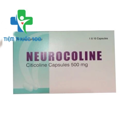 Neurocolin 500mg (viên) - Thuốc điều trị chấn thương sọ não, tai biến mạch máu não