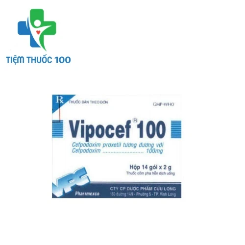 Vipocef 100 - Thuốc kháng sinh điều trị nhiễm khuẩn hiệu quả