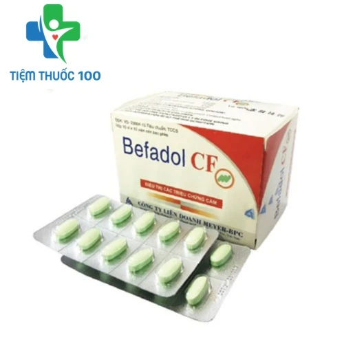 Befadol CF - Hỗ trợ điều trị cảm cúm, nhức đầu hiệu quả của Meyer