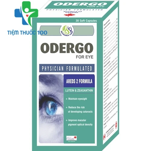 Odergo - Hỗ trợ tăng cường thị lực hiệu quả của Nutramed 