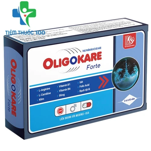 Oligokare Forte - Viên uống hỗ trợ tăng cường sinh lý nam hiệu quả