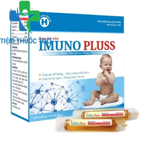 Imuno Pluss - Hỗ trợ tăng cường sức khỏe, nâng cao sức đề kháng hiệu quả