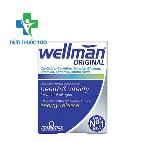 Wellman Original - Bổ sung vitamin tăng cường sinh lý nam hiệu quả của Anh