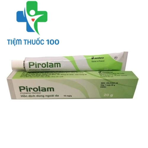 Pirolam 20g (hỗn dịch bôi) - Thuốc bôi trị nấm da hiệu quả của Ba Lan