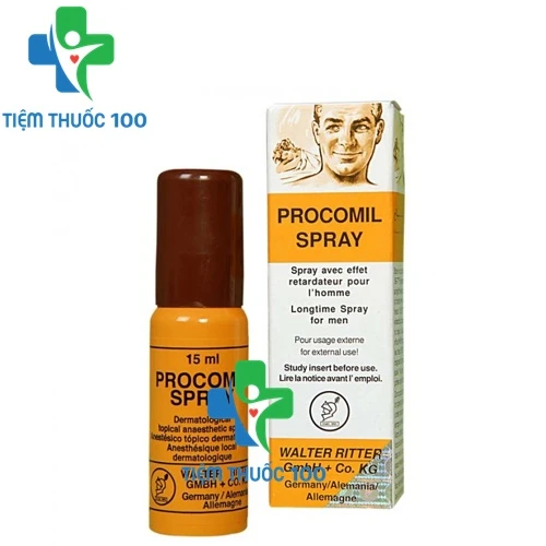 Chai Xịt Procomil Spray - Hỗ trợ chống xuất tinh sớm của Đức