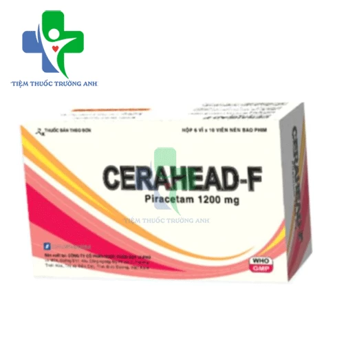 Cerahead-F 1200mg Davipharm - Điều trị đau đầu, chóng mặt