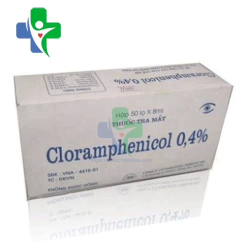 Cloramphenicol 0,4% 8ml Hanoi pharma - Điều trị viêm mi mắt