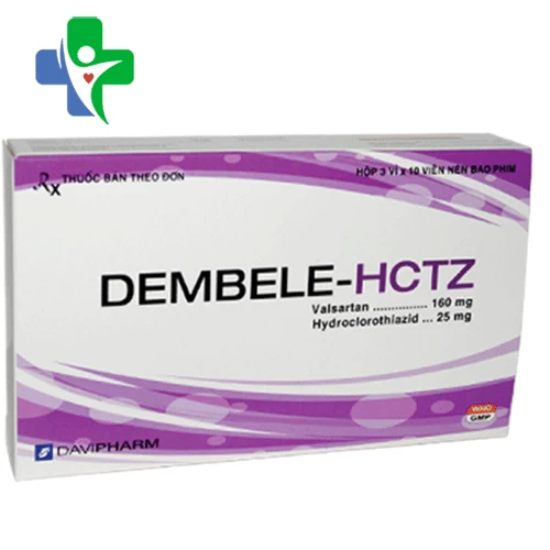 Dembele-HCTZ Davipharm - Điều trị tăng huyết áp, suy tim