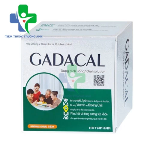 Gadacal Hataphar - Bổ sung calci, lysin và vitamin cho cơ thể