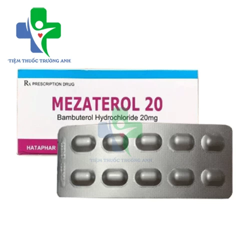 Mezaterol 20mg Hataphar - Điều trị bệnh hen phế quản