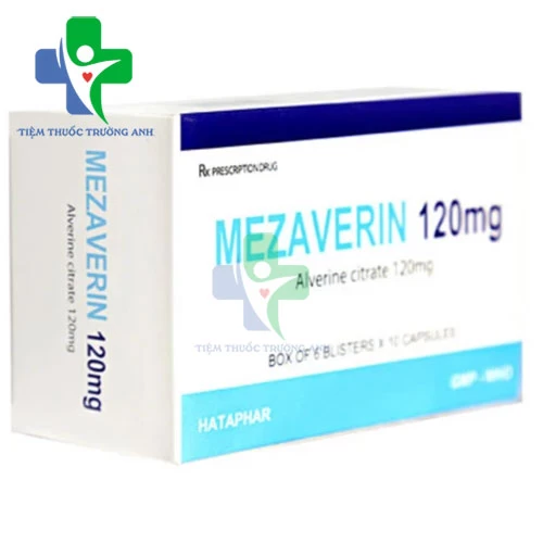 Mezaverin 120mg Hataphar - Ðiều trị triệu chứng đau do co thắt