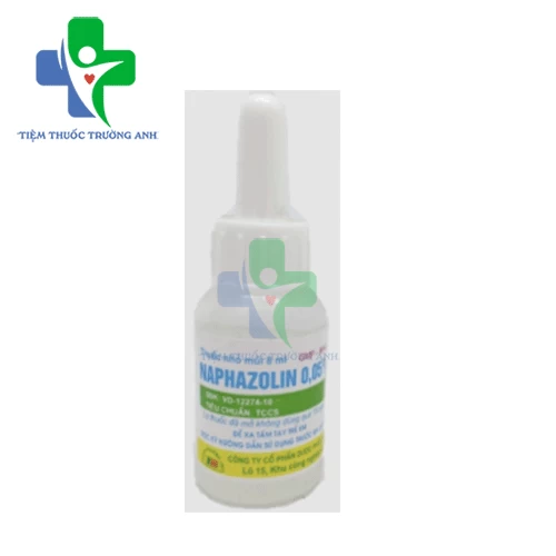 Naphazolin 8ml Hanoi pharma - Điều trị viêm mũi, ngạt mũi