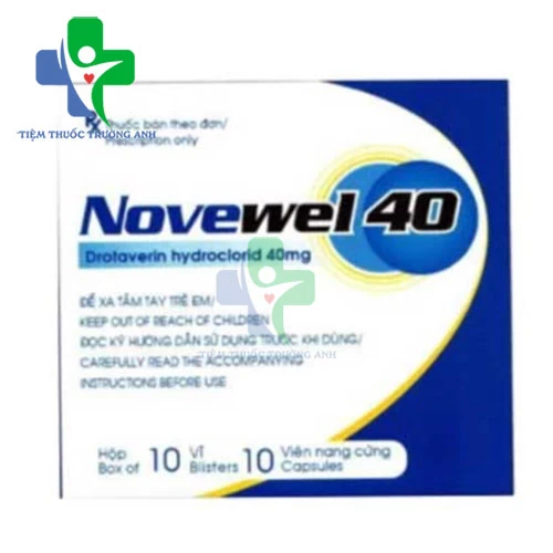 Novewel 40 Hataphar - Điều trị đau do co thắt đường tiêu hóa