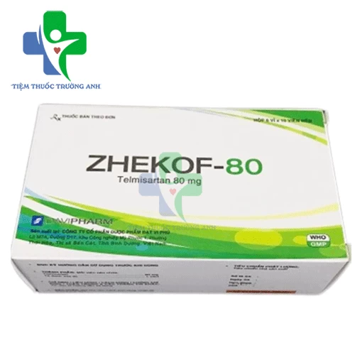 Zhekof-80 Davipharm - Điều trị bệnh tăng huyết áp