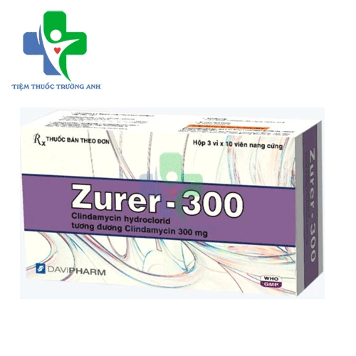 Zurer-300 Davipharm - Thuốc điều trị nhiễm khuẩn