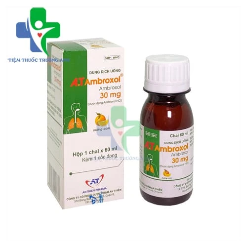 A.T Ambroxol 60ml - Thuốc điều trị viêm phế quản, hen suyễn