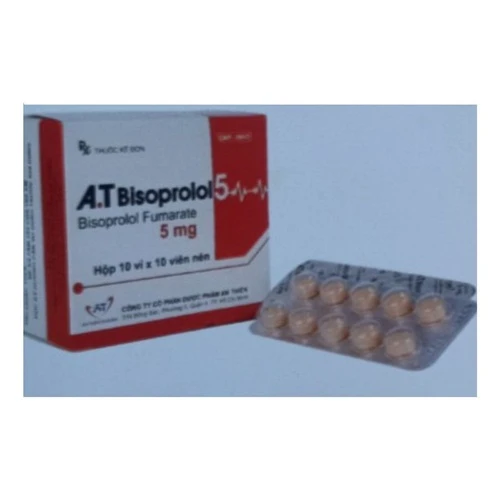 A.T Bisoprolol 5 - Thuốc điều trị huyết áp cao hiệu quả của An Thiên