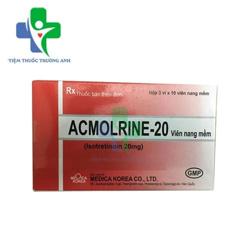 Acmolrine-20 - Thuốc điều trị mụn trứng cá nặng