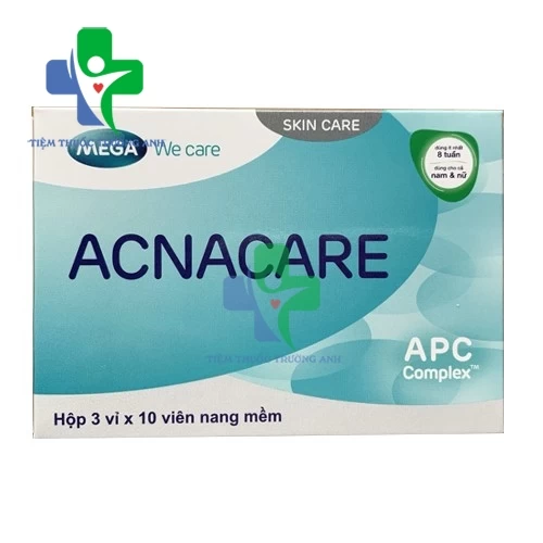 Acnacare Mega We Care - Viên uống trị mụn và viêm tuyến bã nhờn