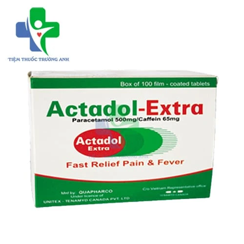 Actadol-Extra Quapharco - Thuốc giảm đau, hạ sốt